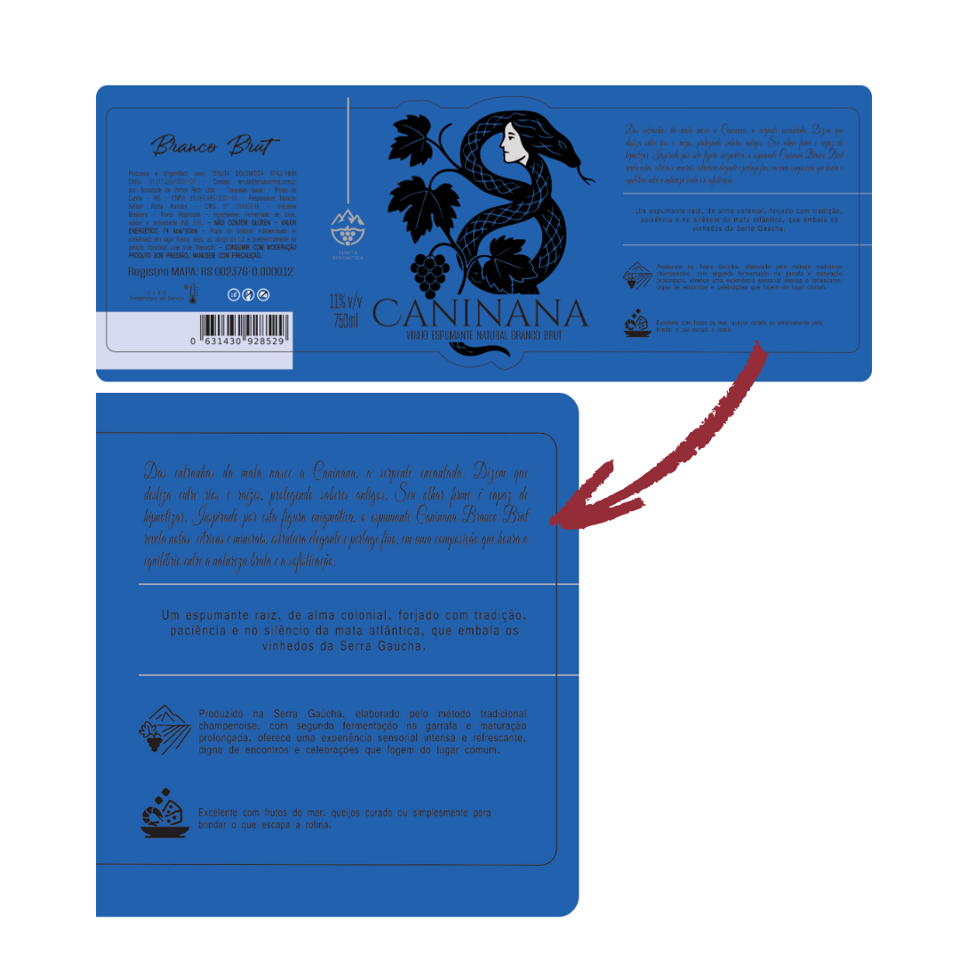 CANINANA Espumante Branco Brut